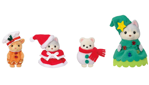 Epoch Sylvanian Families Christmas Friends Toy Dollhouse SE-208 Age 3+- Japan Figure Store - #1 Bring To You The Best Japanese Goods