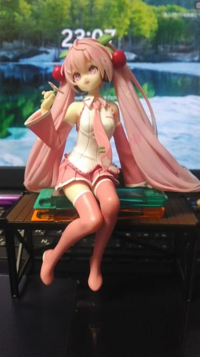 Furyu Vocaloid Hatsune Miku Noodle Stopper Figure Sakura Miku 2024 Version- Japan Figure Store - #1 Bring To You The Best Japanese Goods