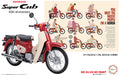 1/12 Fujimi Model Ex-3 Honda Super Cub 110 (60th Anniversary)- Japan Figure Store - #1 Bring To You The Best Japanese Goods