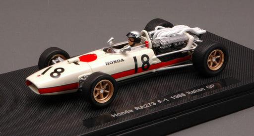 EBBRO 44261 Honda Ra273 1966 Italian Gp No.18 White 1/43 Scale- Japan Figure Store - #1 Bring To You The Best Japanese Goods