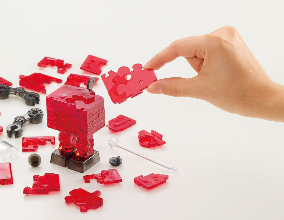 BEVERLY Crystal 3D Puzzle 50202 Robot Red- Japan Figure Store - #1 Bring To You The Best Japanese Goods