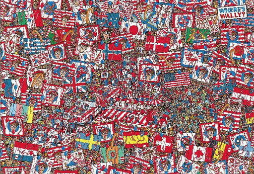 BEVERLY 31-540 Jigsaw Puzzle Where'S Wally Grand Flag Party 1000 Pieces- Japan Figure Store - #1 Bring To You The Best Japanese Goods