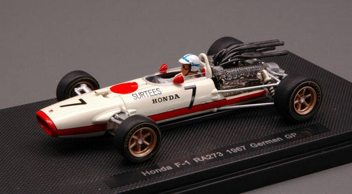 EBBRO 44387 Honda Ra273 1967 German Gp No.7 White 1/43 Scale- Japan Figure Store - #1 Bring To You The Best Japanese Goods