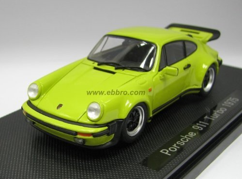 EBBRO 43753 Porsche 911 Turbo 1975 Light Green 1/43 Scale- Japan Figure Store - #1 Bring To You The Best Japanese Goods