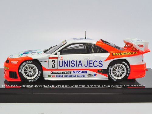 EBBRO 44255 Unisia Jecs Skyline Jgtc 1998 Hdf White/Orange 1/43 Scale- Japan Figure Store - #1 Bring To You The Best Japanese Goods