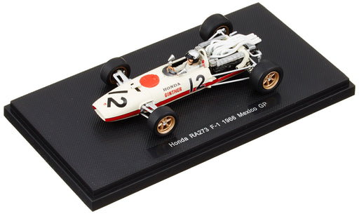 EBBRO 44262 Honda Ra273 1966 Mexico Gp No.12 White 1/43 Scale- Japan Figure Store - #1 Bring To You The Best Japanese Goods