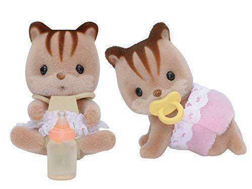 Epoch Walnut Squirrel Twins Sylvanian Families - Japan Figure
