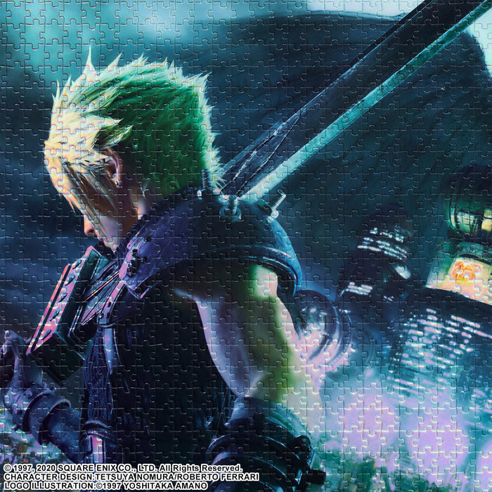 Square Enix Final Fantasy Vii Remake 1000 Piece Jigsaw Puzzle Key Art Cloud & Sephiroth Black - Japan- Japan Figure Store - #1 Bring To You The Best Japanese Goods