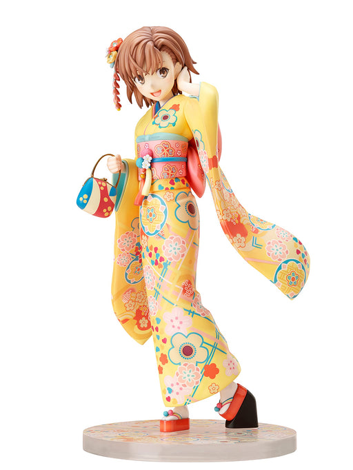 Furyu To Aru Kagaku No Railgun T Misaka Mikoto Furisode 1/7 Scale Pvc Pre-Painted Complete Figure Amu-Fnx259- Japan Figure Store - #1 Bring To You The Best Japanese Goods