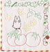 Marushin Hand Towel Ghibli Totoro 25X25Cm Vegetables Embroidery Japan- Japan Figure Store - #1 Bring To You The Best Japanese Goods