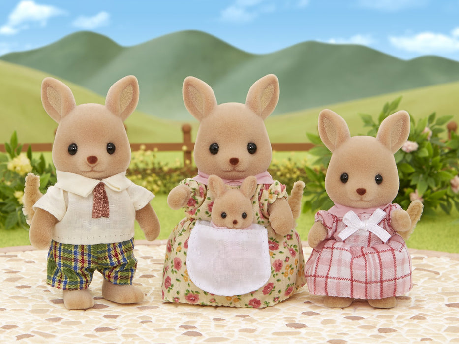 Epoch Sylvanian Families Kangaroo Family Toy Dollhouse Age 3+ Fs-03 St Mark Certified- Japan Figure Store - #1 Bring To You The Best Japanese Goods