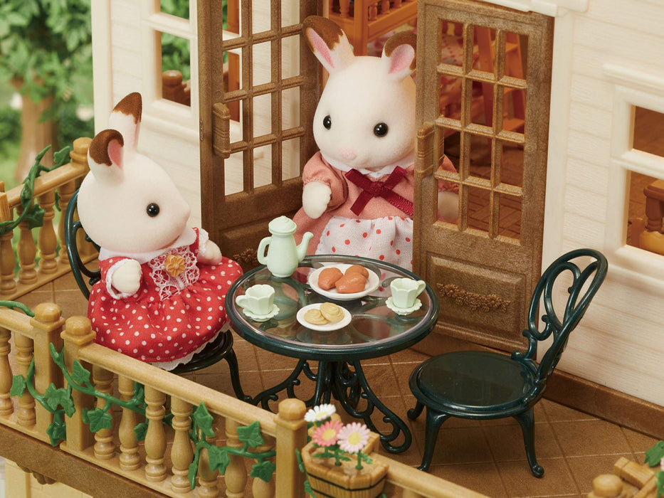 Epoch Sylvanian Families Garden Table Chair Set St Mark Certified Toy Dollhouse for Ages 3+- Japan Figure Store - #1 Bring To You The Best Japanese Goods
