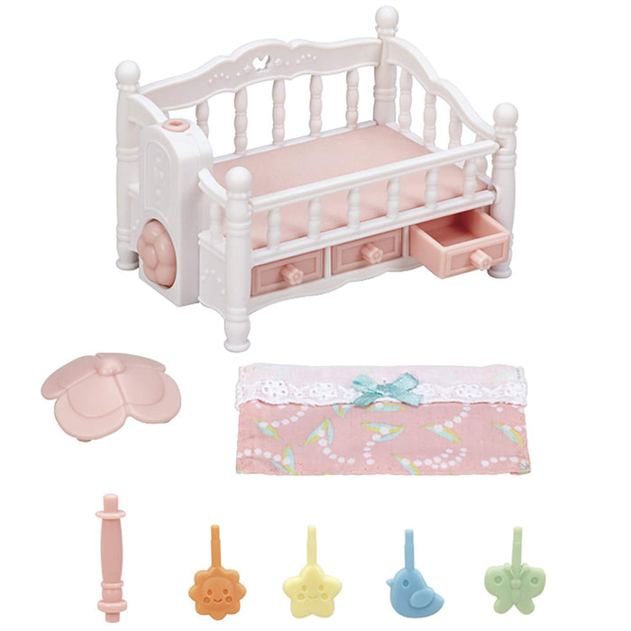 Epoch Sylvanian Families Dollhouse Toy Car-218 St Mark Certified for Ages 3+ Kurukuru Mary's Crib Furniture- Japan Figure Store - #1 Bring To You The Best Japanese Goods