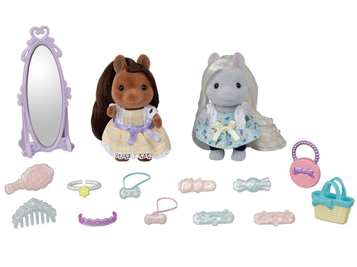 Epoch Sylvanian Families Stylish Pony Hair Salon Set St Mark Certified Toy for Ages 3+- Japan Figure Store - #1 Bring To You The Best Japanese Goods