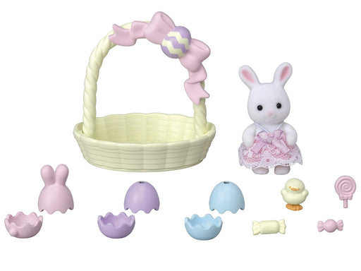 Epoch Sylvanian Families White Rabbit's Easter Set Seasonal Toy Dollhouse for Ages 3+- Japan Figure Store - #1 Bring To You The Best Japanese Goods