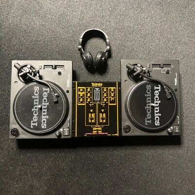 Technics Miniature Collection Dj Mixer Turntable Figure All 5pcs Set- Japan Figure Store - #1 Bring To You The Best Japanese Goods