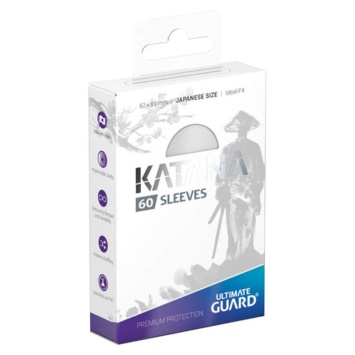 Ultimate Guard Katana Sleeves Japanese Size White X 60 Set- Japan Figure Store - #1 Bring To You The Best Japanese Goods