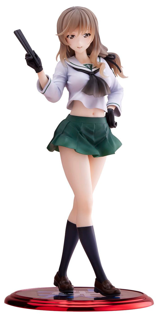 Wave Dream Tech Girls Panzer Senshado Daisakusen Chiyo Shimada Oarai Girls 1/7 Pvc Figure Japan- Japan Figure Store - #1 Bring To You The Best Japanese Goods